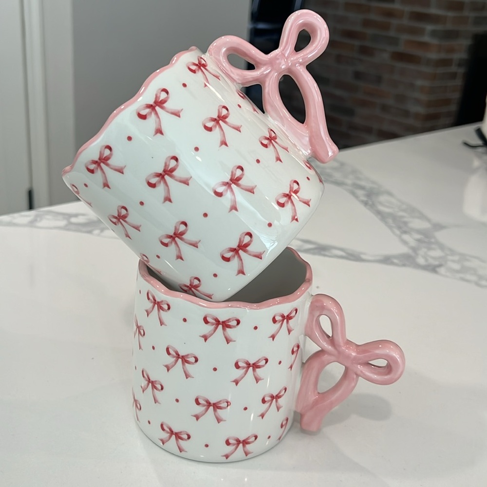 🎀Cute. BOW🎀MUG SET🎀